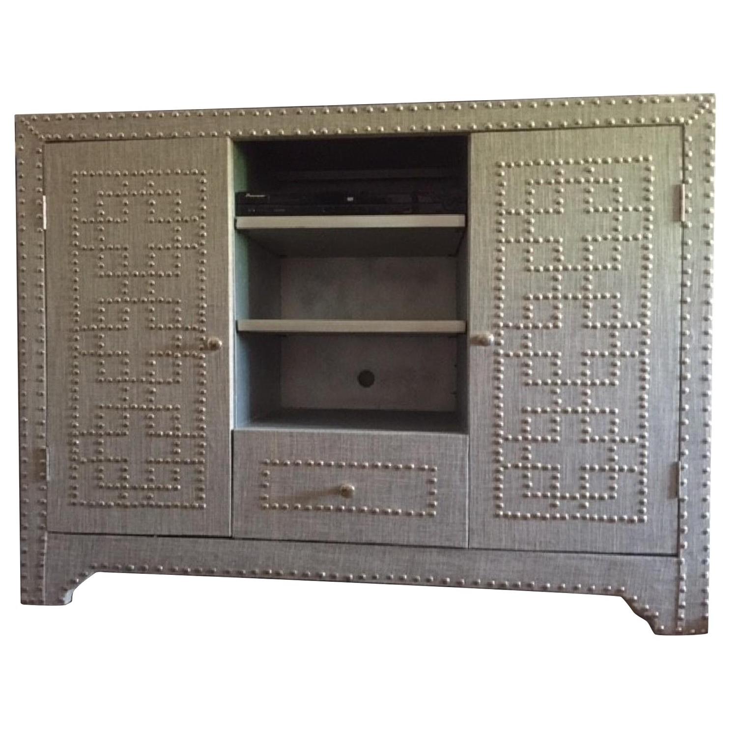 Upholstered Gray Media AptDeco