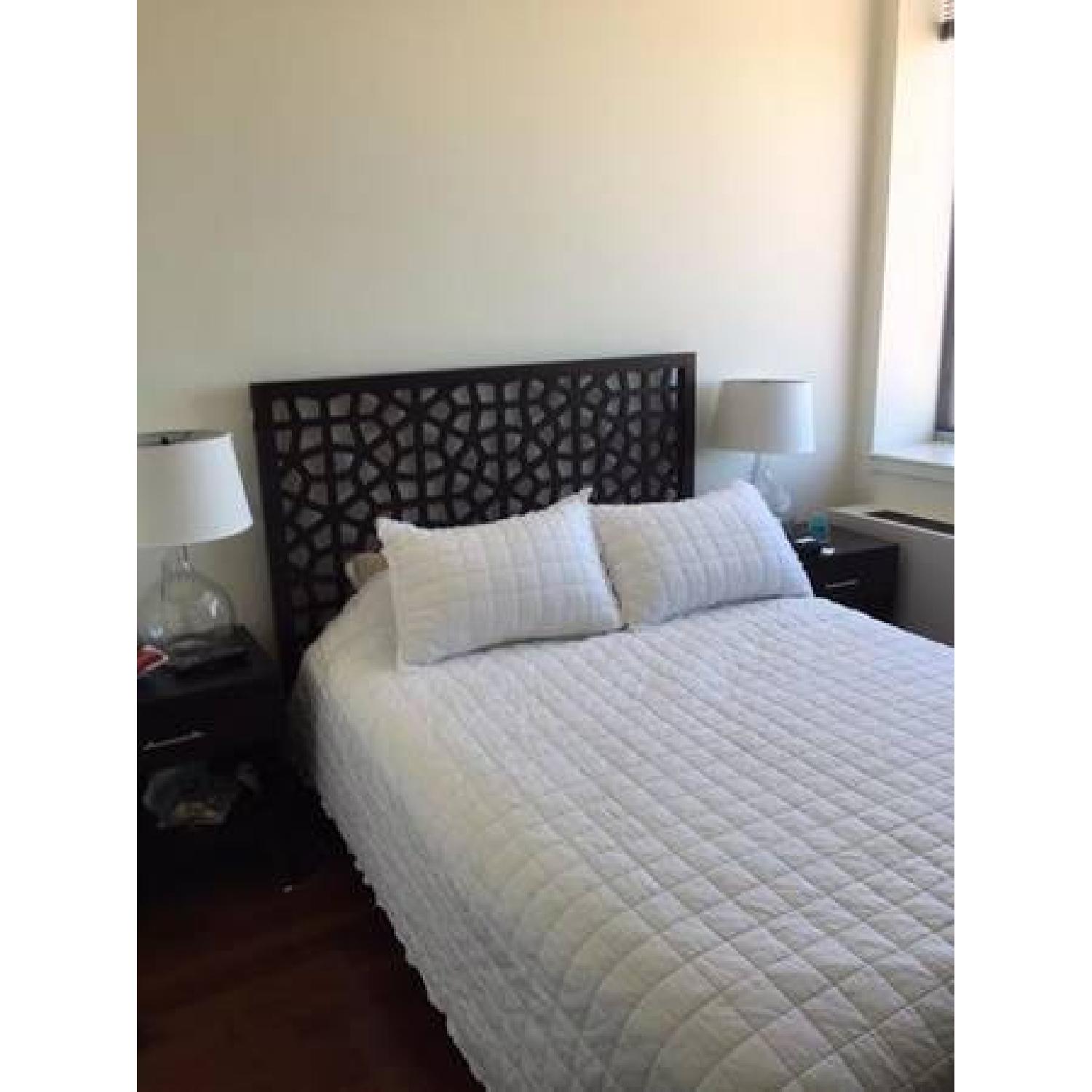 West Elm Narrow Leg End Table in Chocolate - image-2