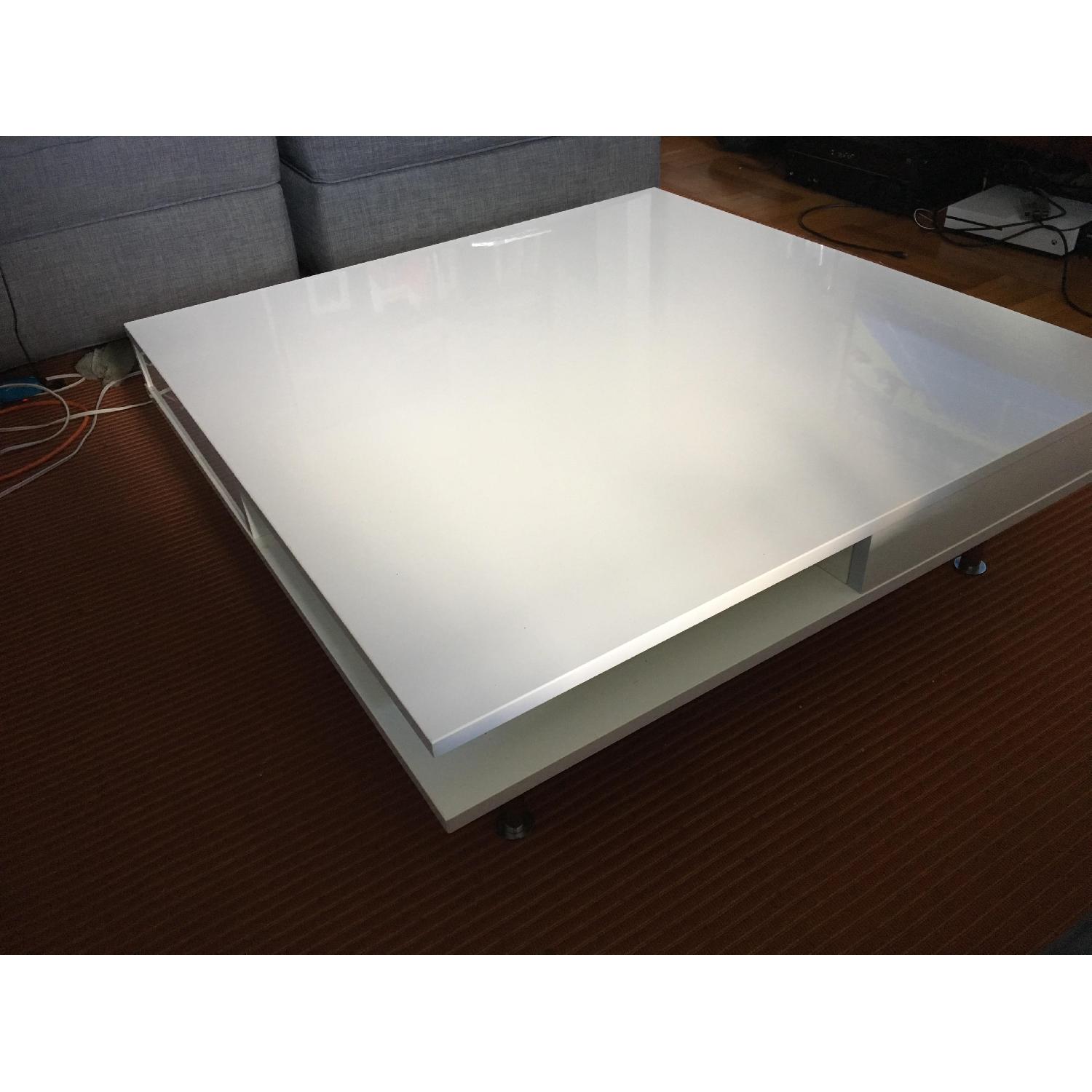 Ikea Tofteryd White Square Coffee Table - image-1