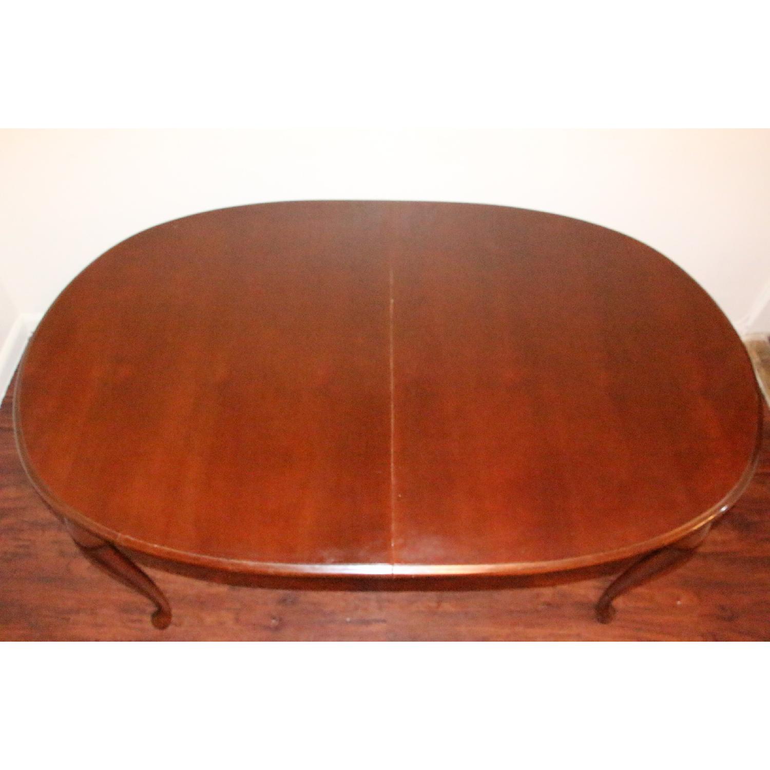 Thomasville Classic Antique Oval Extendable Dining Table - image-2