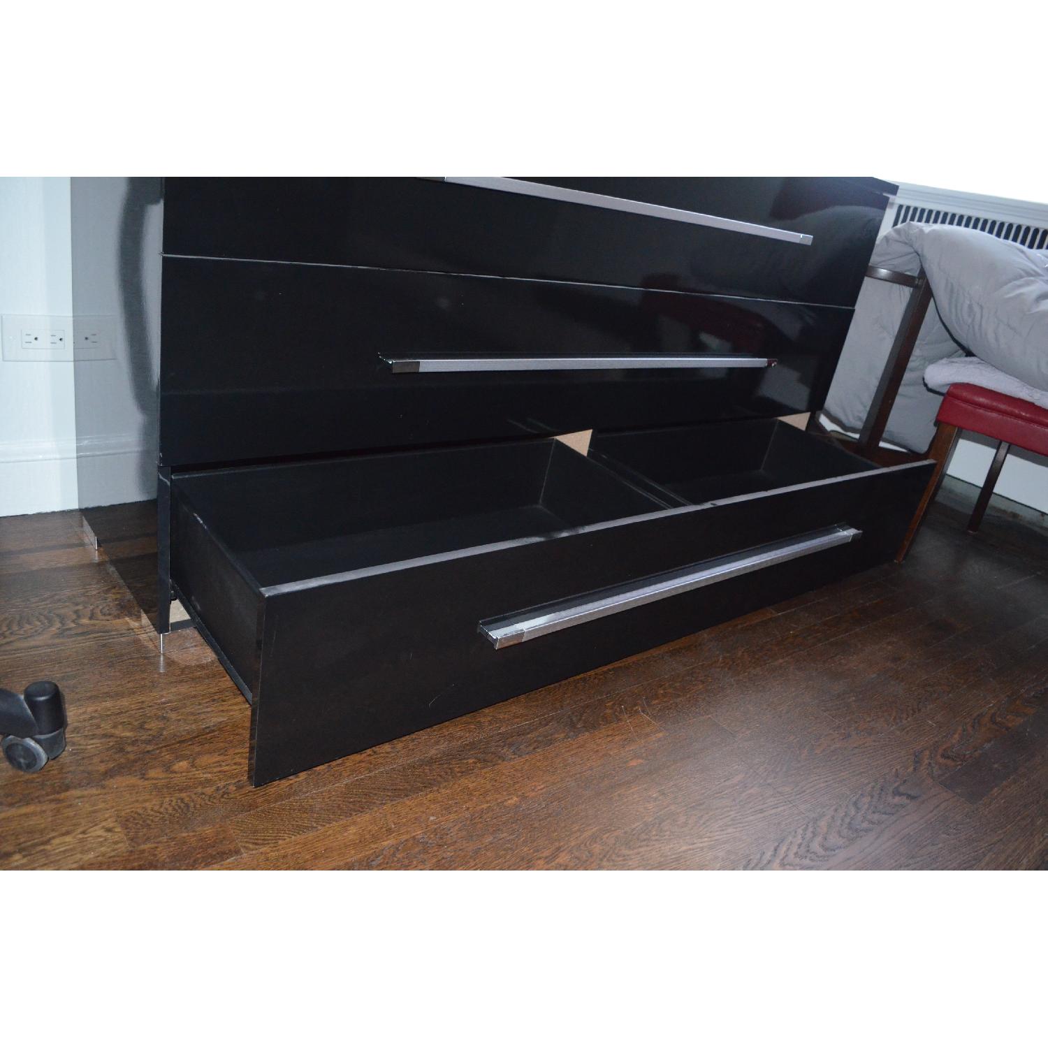 Dimora European Modern Black Dresser w/ Mirror - image-5