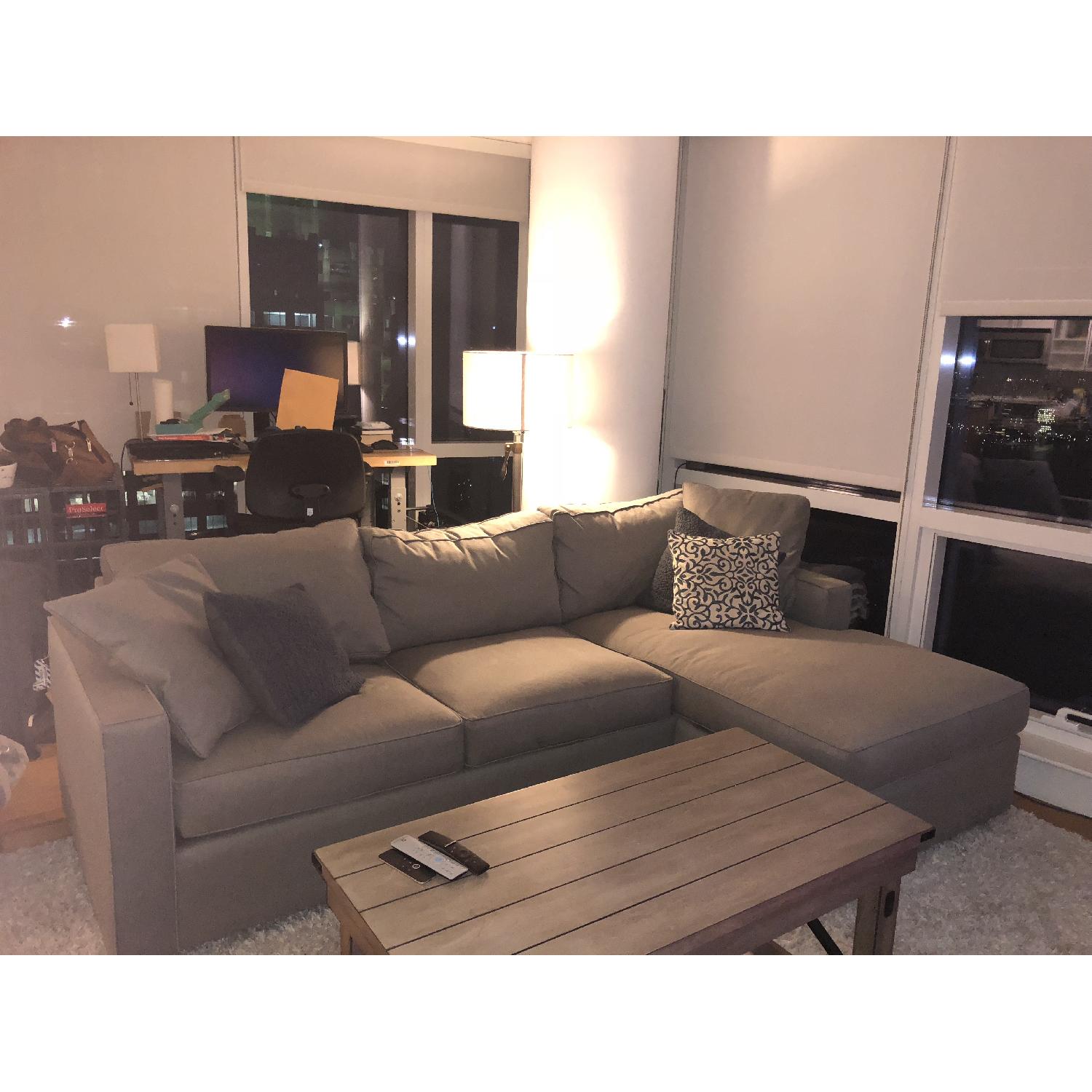 Room & Board York Reversible Chaise Sectional Sofa - image-2