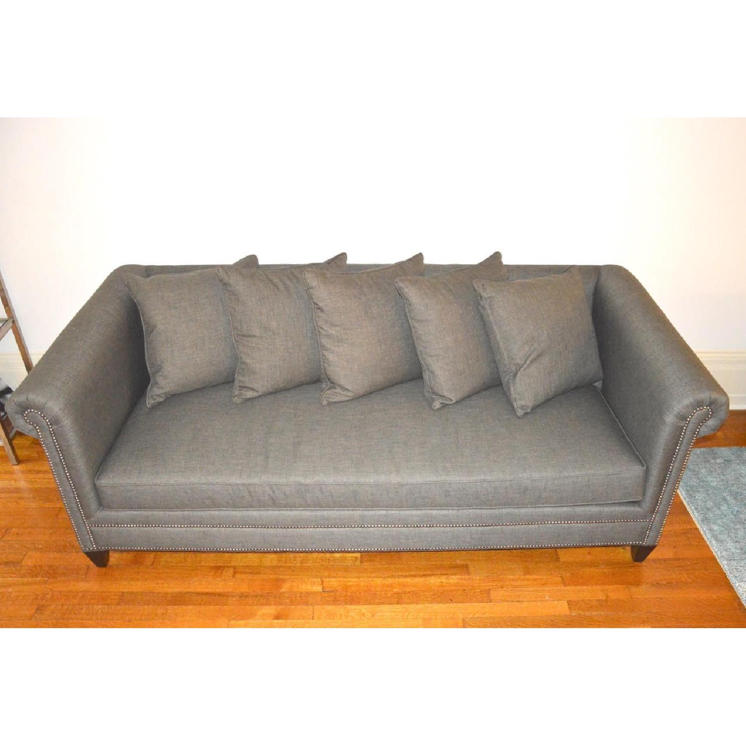Crate & Barrel Durham Pillow Back Sofa - image-2