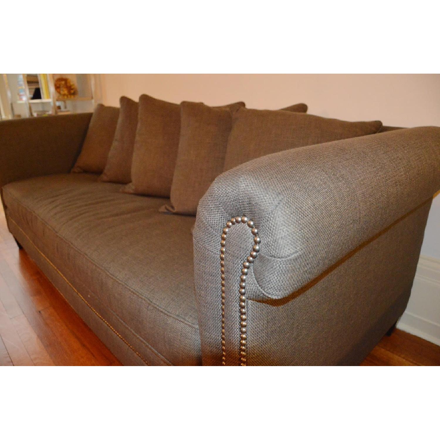 Crate & Barrel Durham Pillow Back Sofa - image-3
