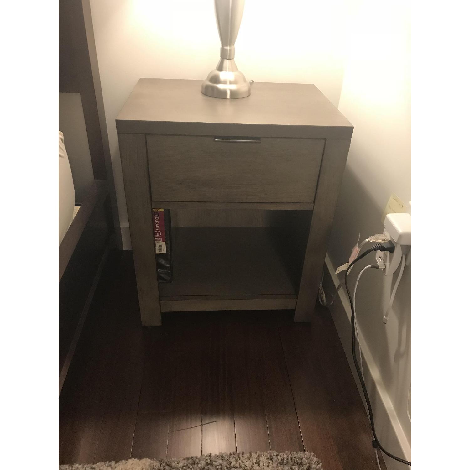 Macy's Tribeca Grey Nightstands - image-1