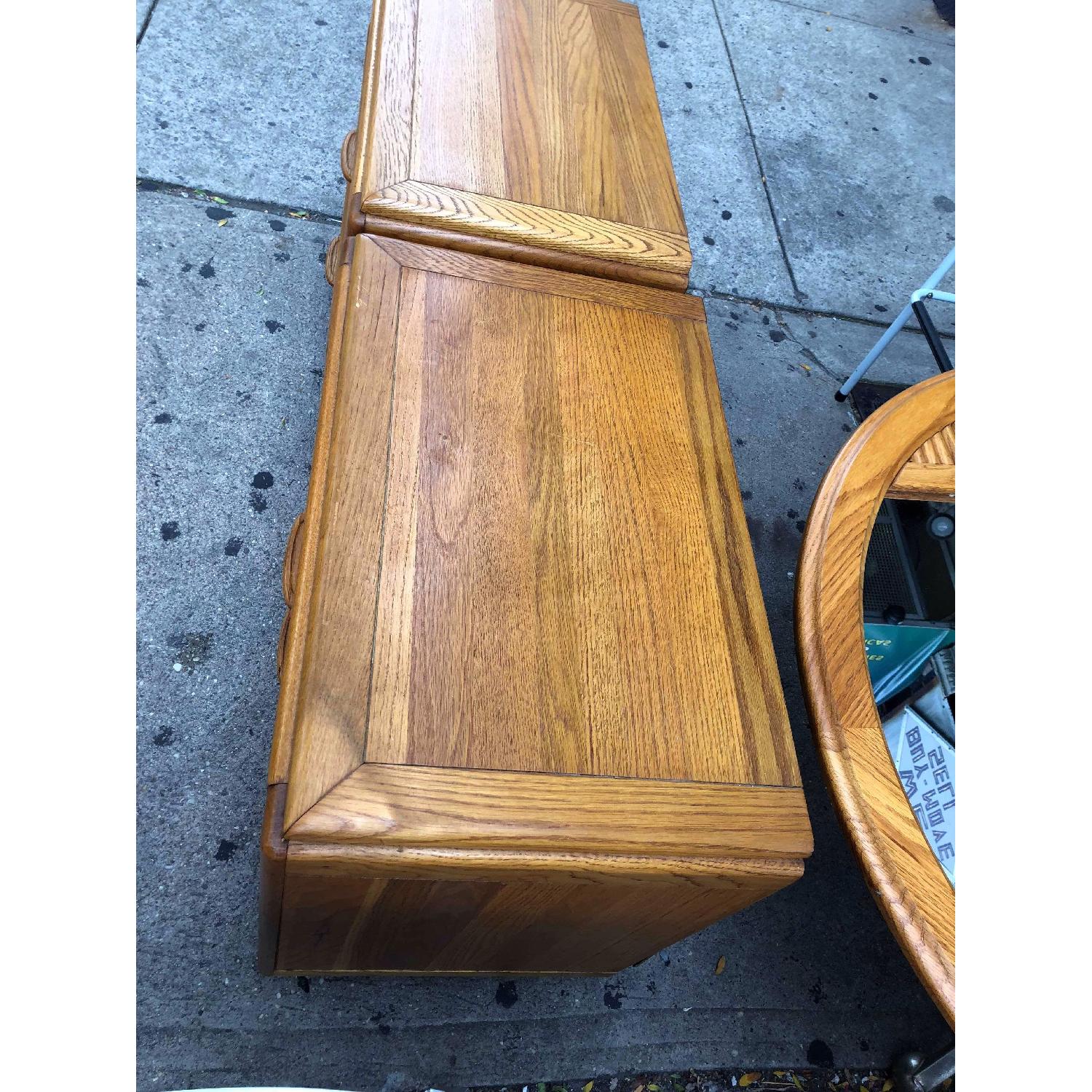 Light Brown Wooden Nightstands - image-6