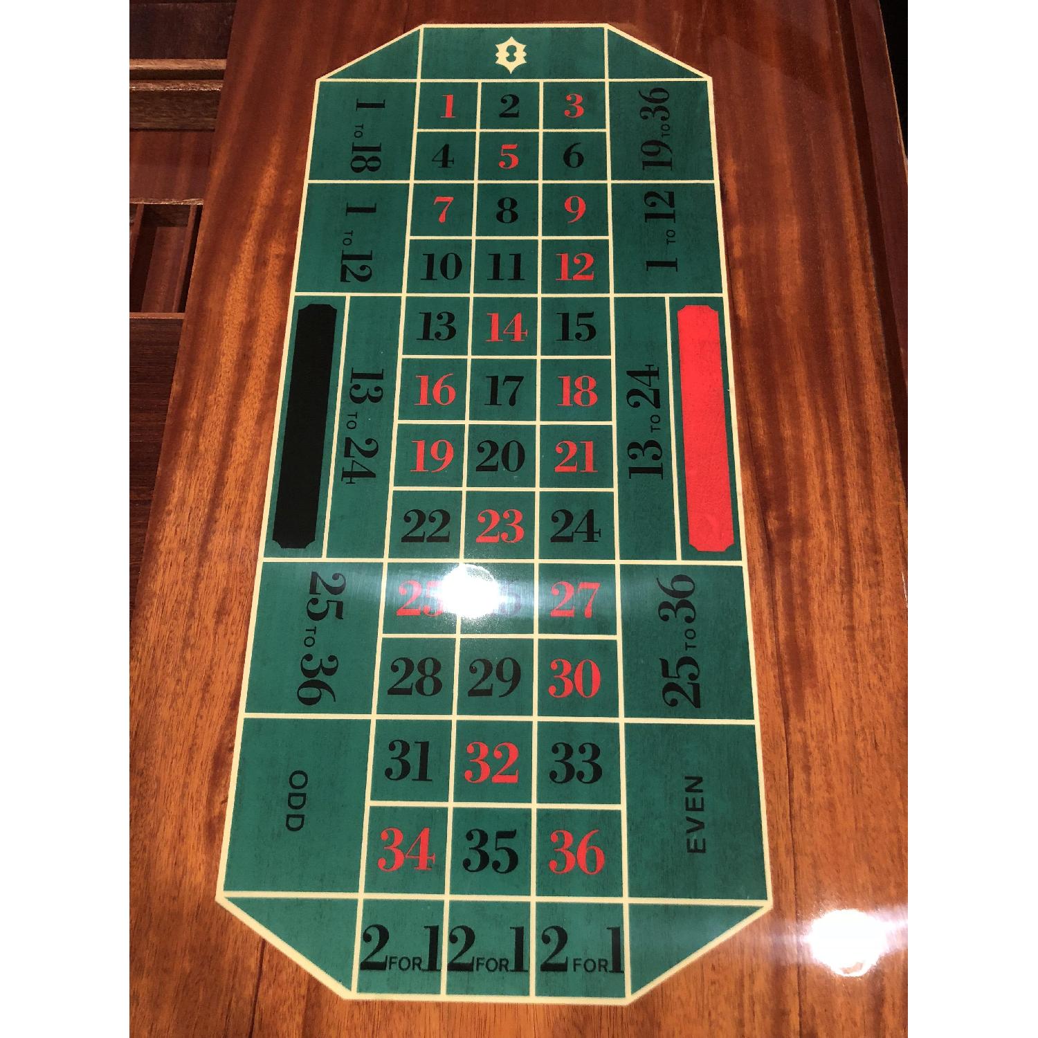 Renzo Romagnoli Italian Wood Multi Games Table w/ 4 Chairs - image-5