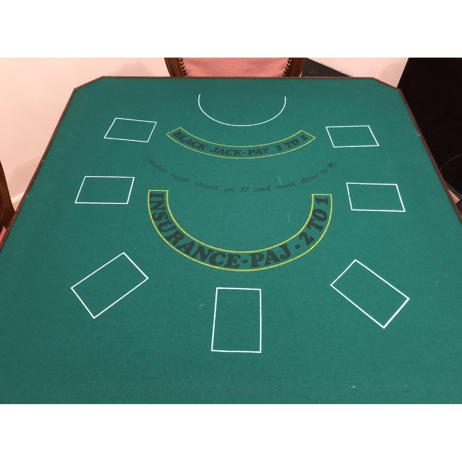 Renzo Romagnoli Italian Wood Multi Games Table w/ 4 Chairs - image-6