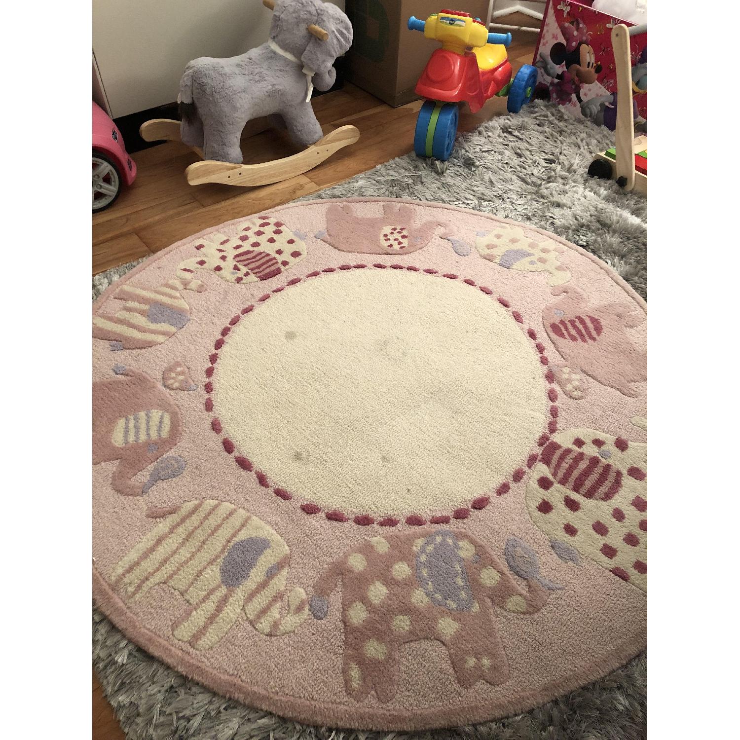 Pottery Barn Elephant Rug - image-1