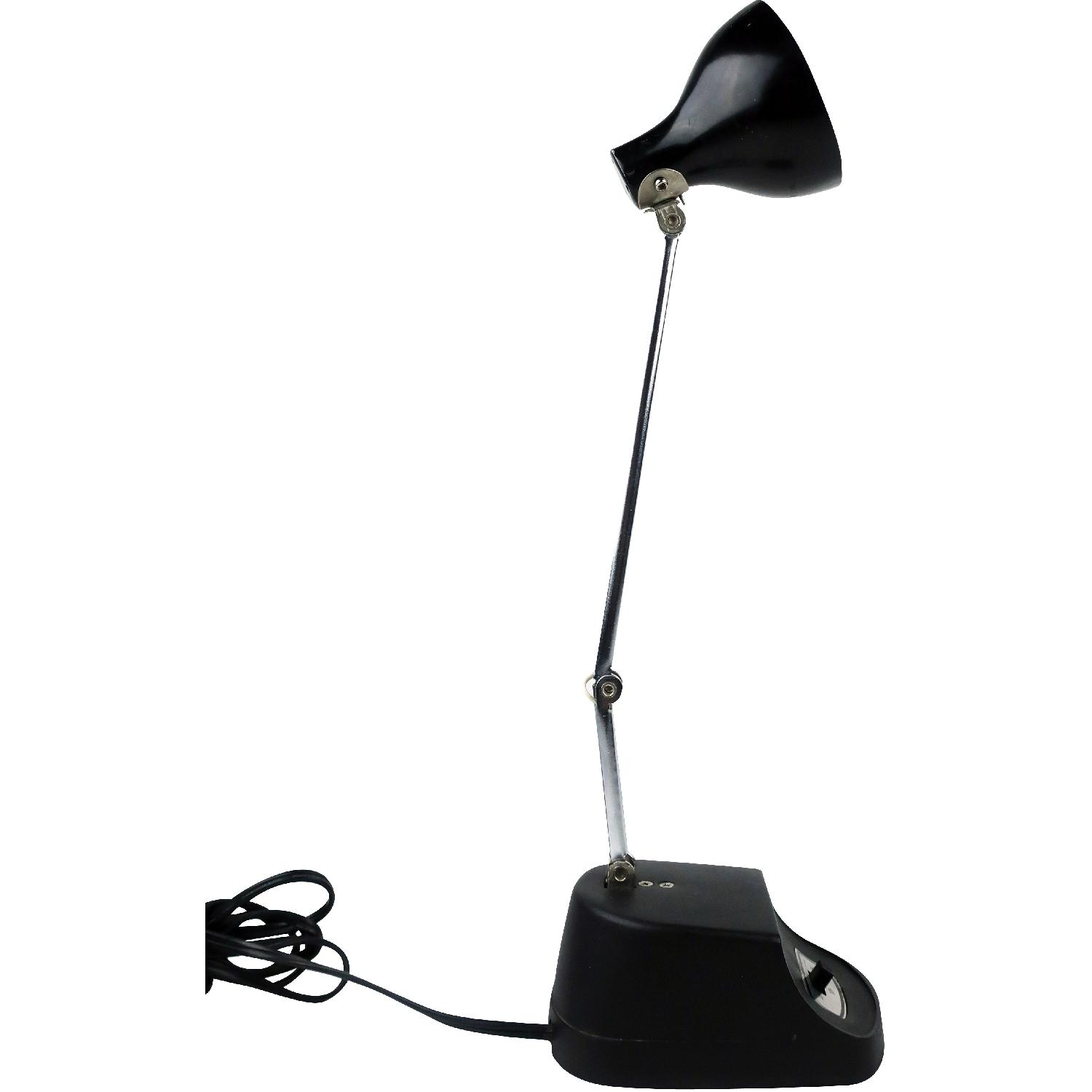 Small Mid-Century Modern Black Desk Lamp - image-1