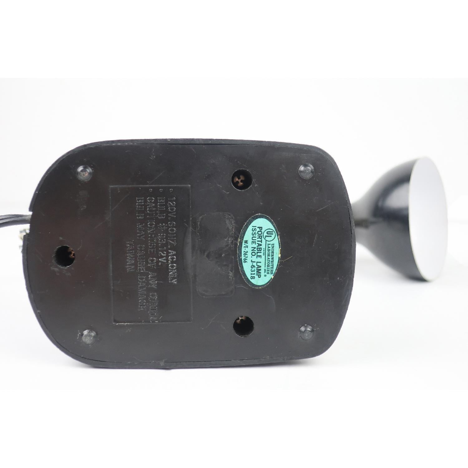 Small Mid-Century Modern Black Desk Lamp - image-4