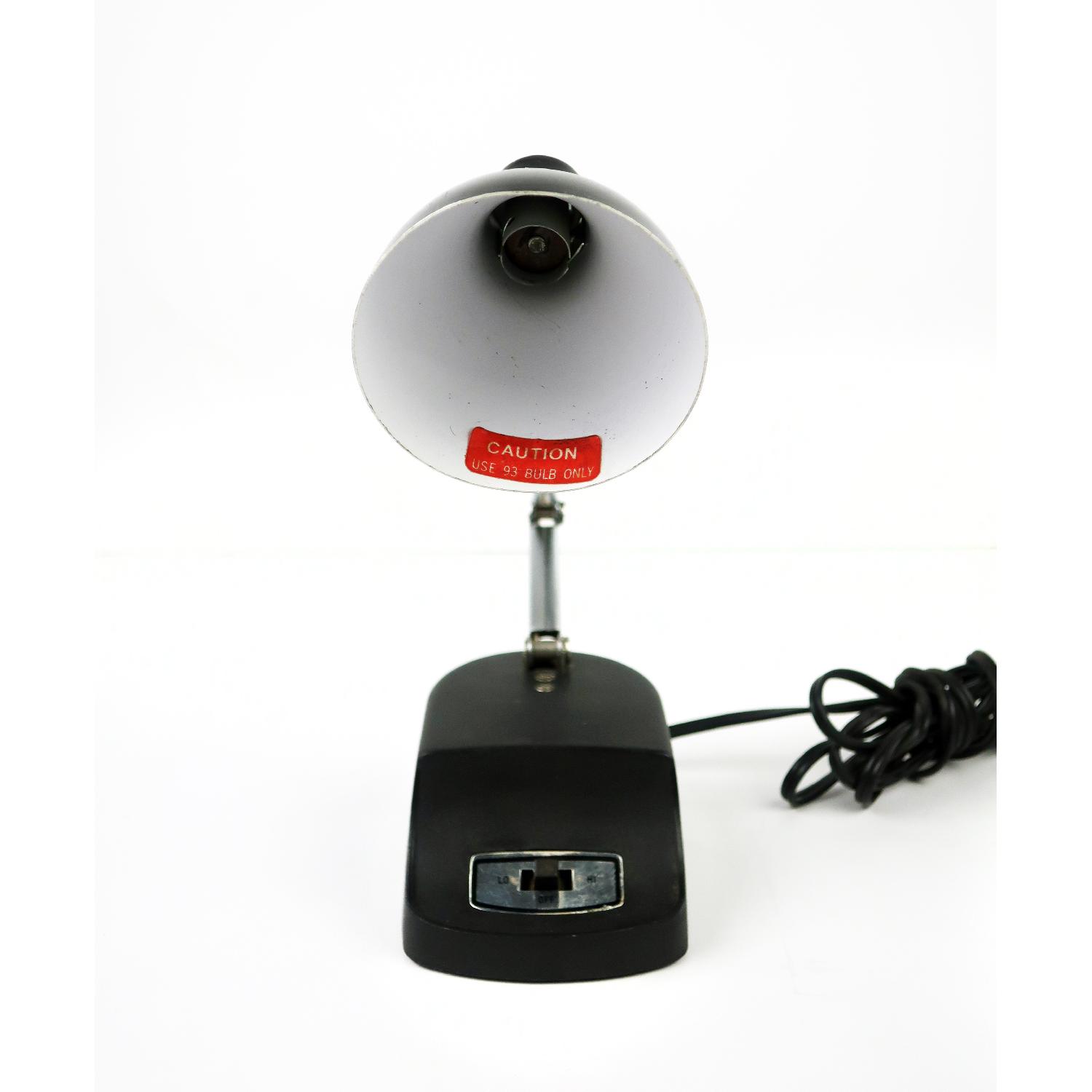 Small Mid-Century Modern Black Desk Lamp - image-5