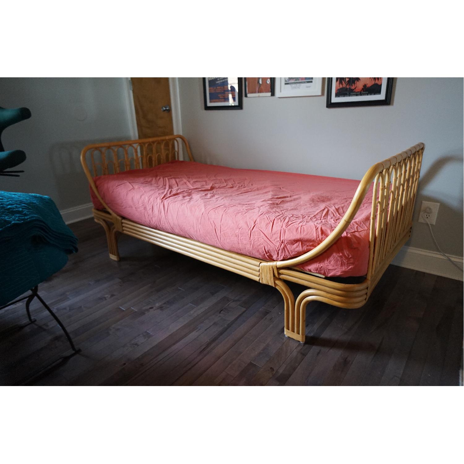 Urban Outfitters Canoga Rattan Twin Bed - image-1