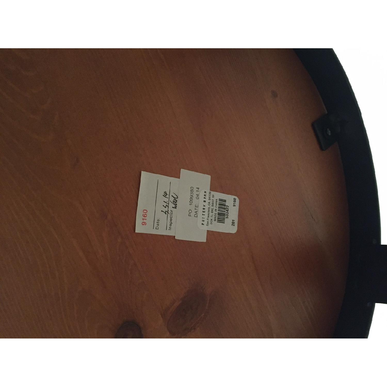 Pottery Barn Decker Metal & Reclaimed Wood Bar Stools - image-5