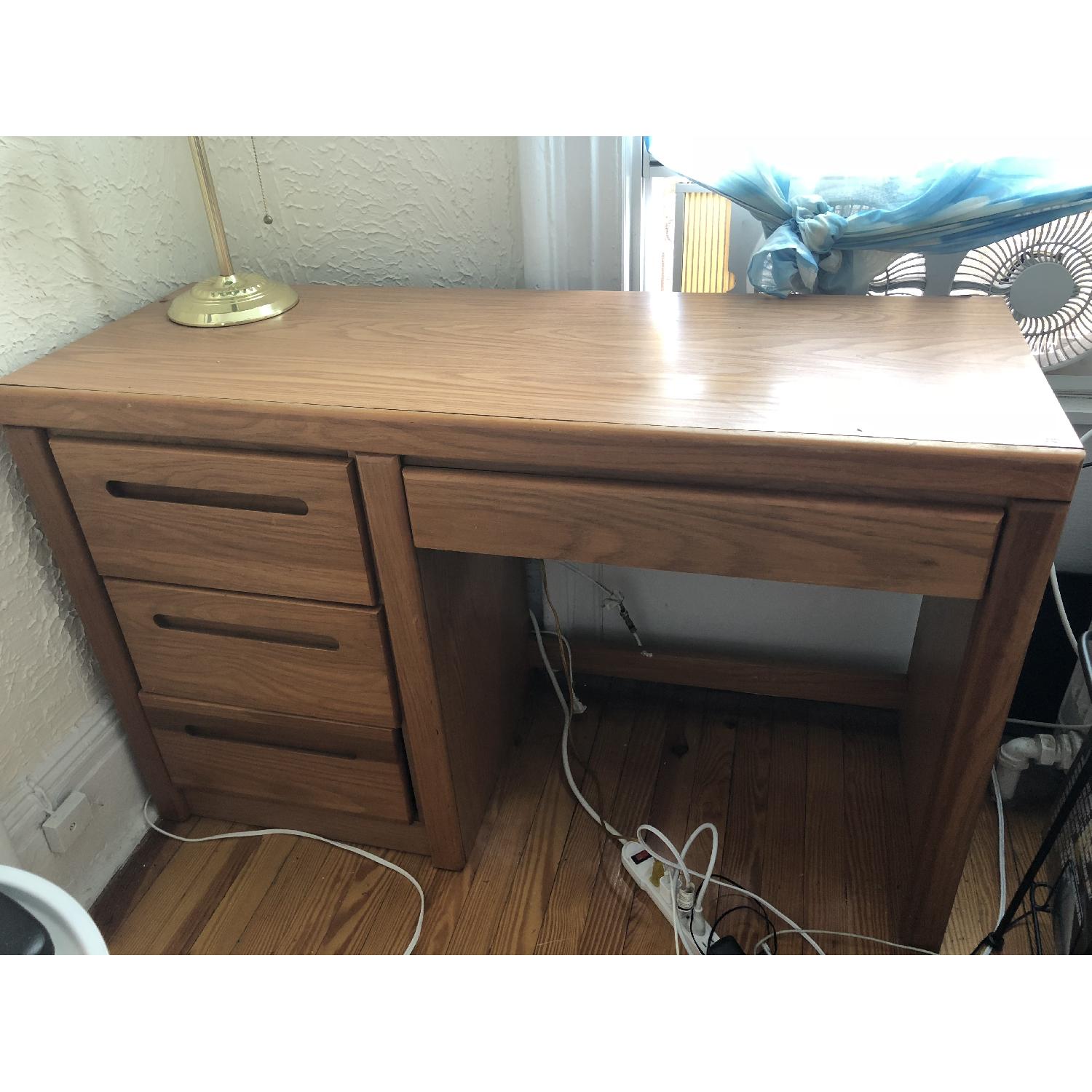 Vintage Wood Desk - image-1