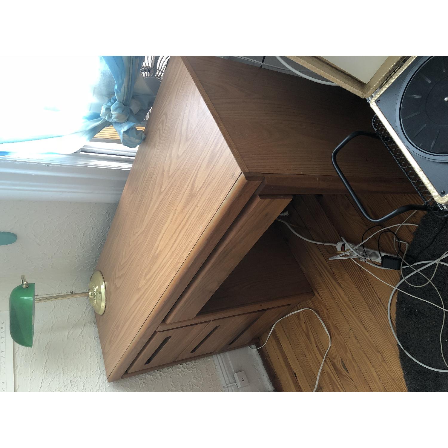 Vintage Wood Desk - image-2
