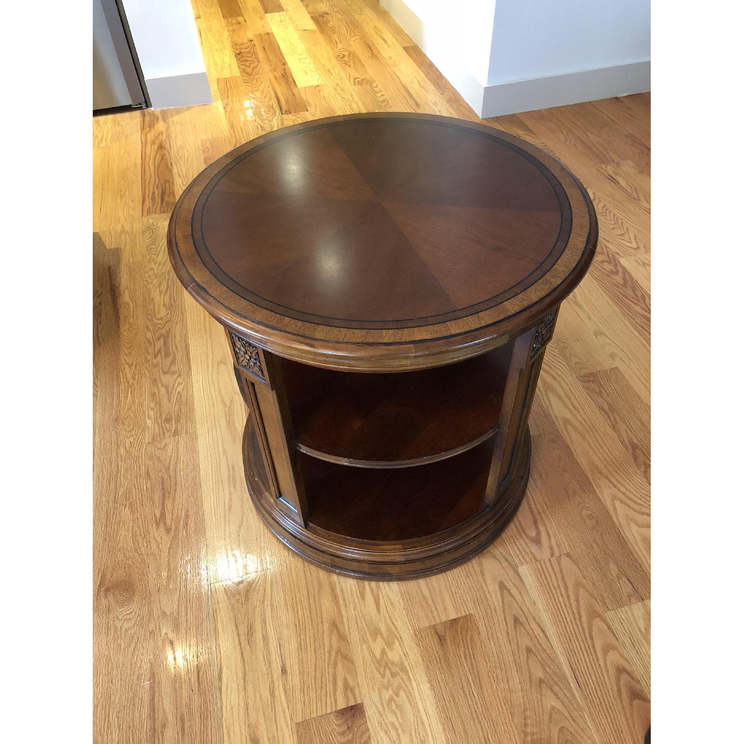 Ethan Allen Seaver Library Table - image-1
