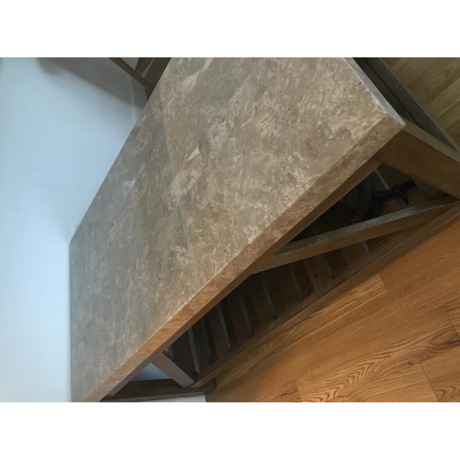 Raymour & Flanigan Palmdale Marble Coffee Table - image-3