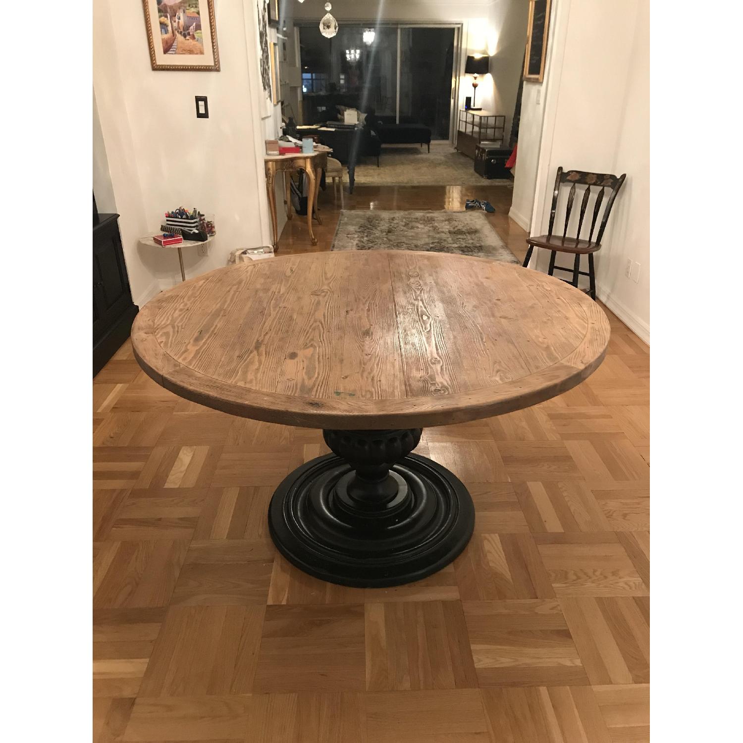 Arhaus Rustic Round Dining Table AptDeco