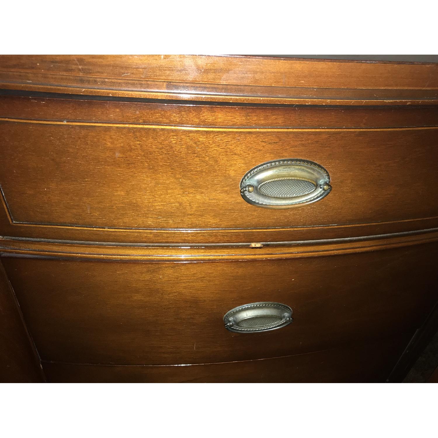 Vintage 6 Drawer Dresser w/ Detachable Mirror - image-2