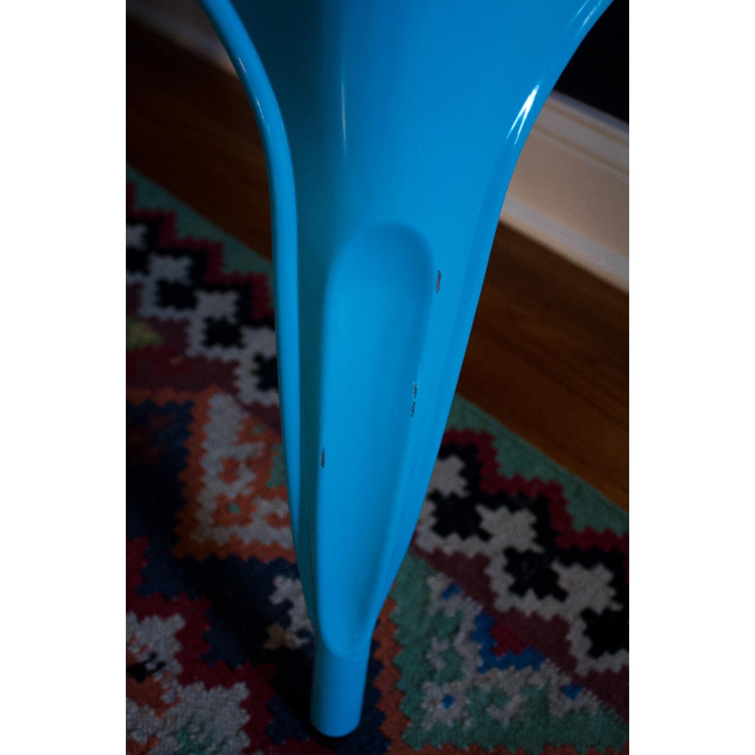 Aqua Metal Bistro Chairs - image-4