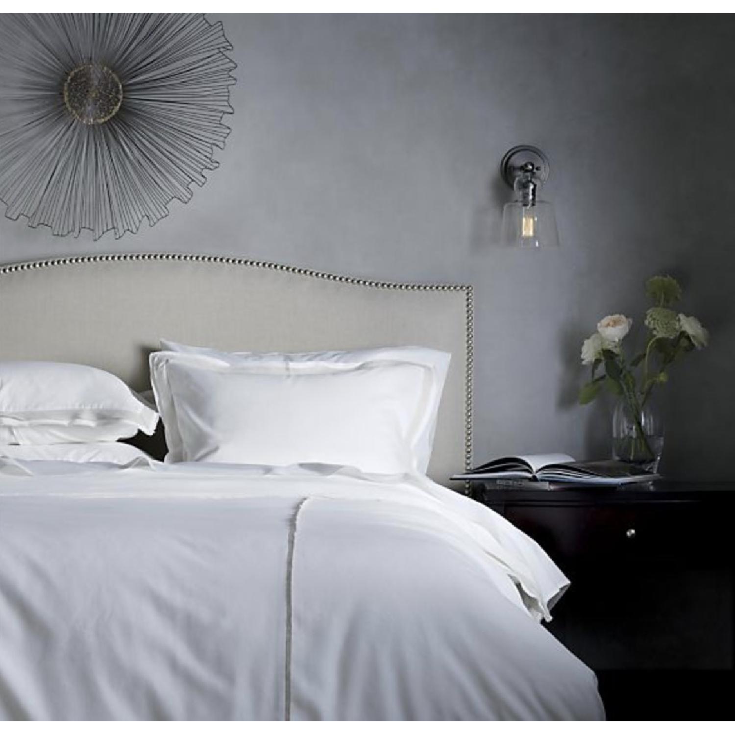 Crate & Barrel Colette Queen Upholstered Bed in Natural - image-8