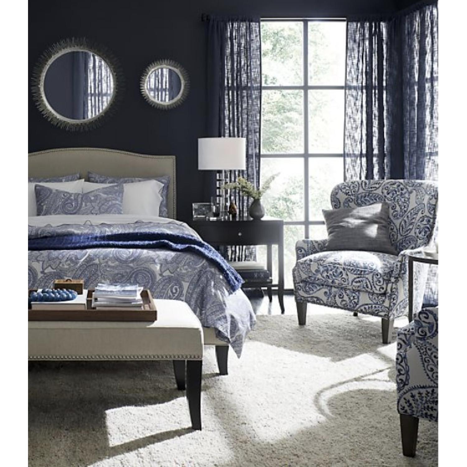 Crate & Barrel Colette Queen Upholstered Bed in Natural - image-10