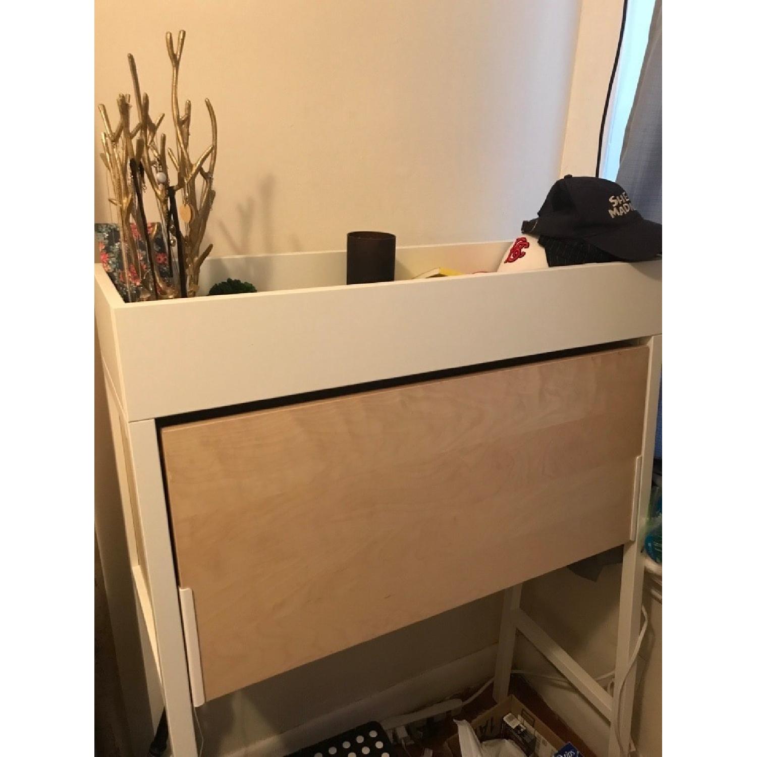 Ikea White Folding Desk - image-3