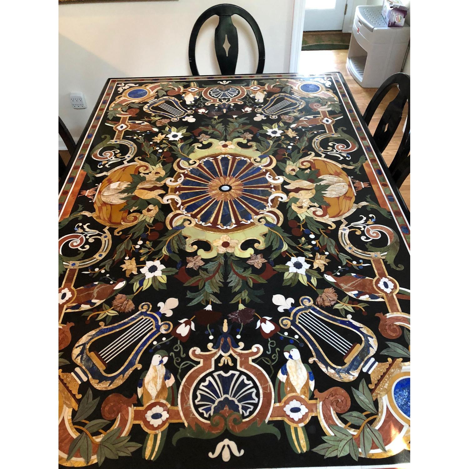 Seret & Sons Handcrafted Natural Stone & Marble Table - image-2