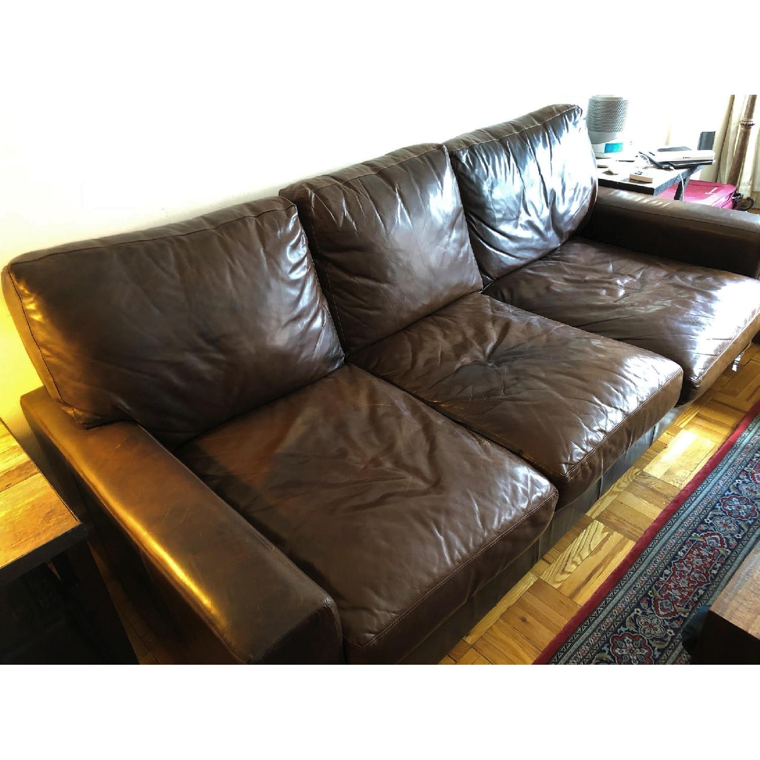 Napa Maxwell Oversized Leather Sofa Aptdeco