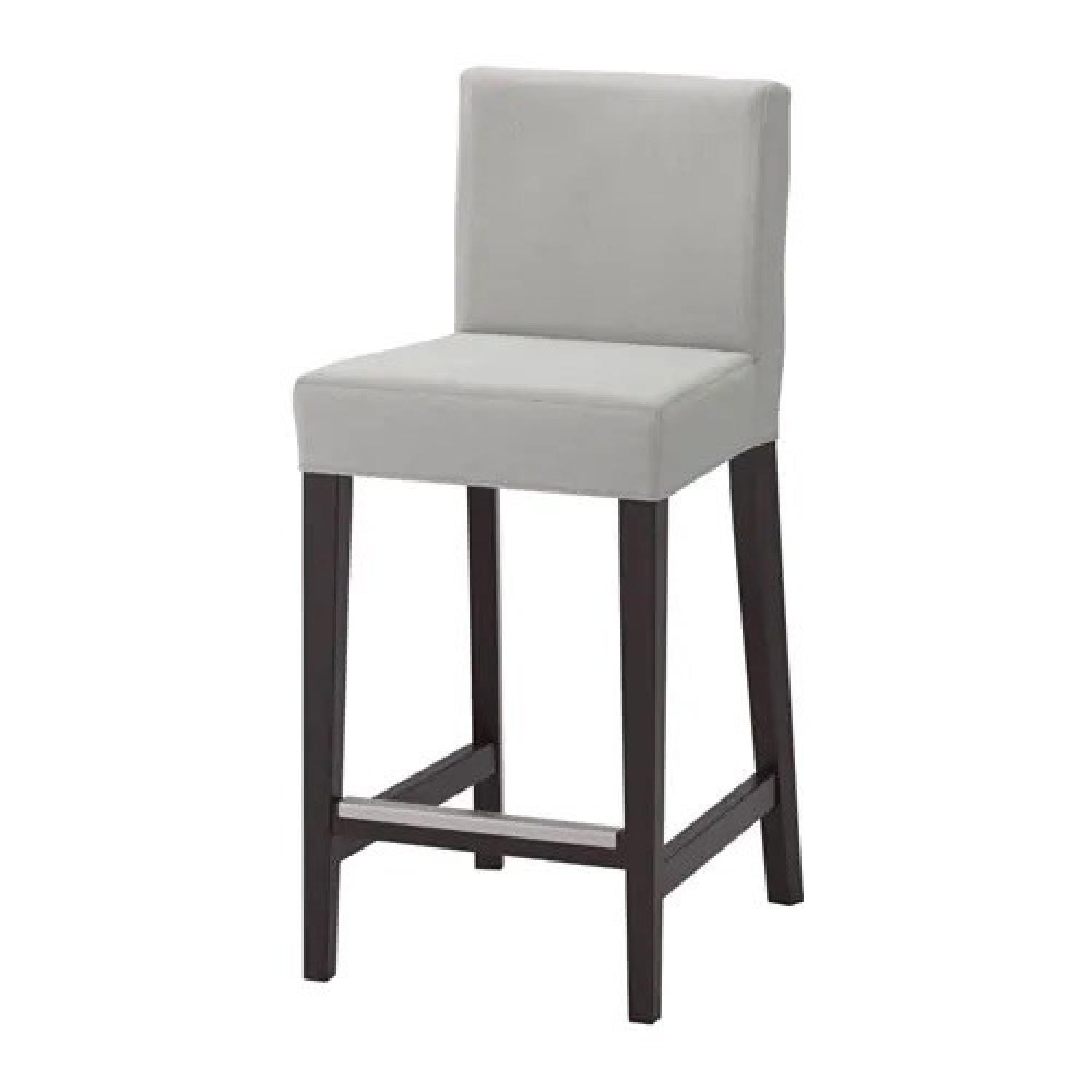 Ikea Bjursta Bar Height Table w/ 4 Matching Barstools - AptDeco