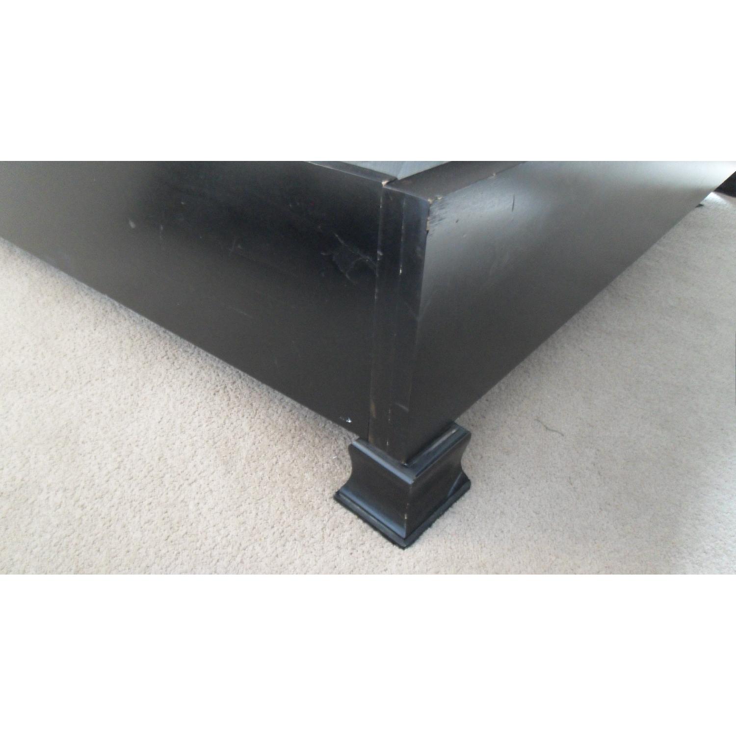 Z Gallerie Rafael Oyster Bed w/ Tufted Headboard - image-3