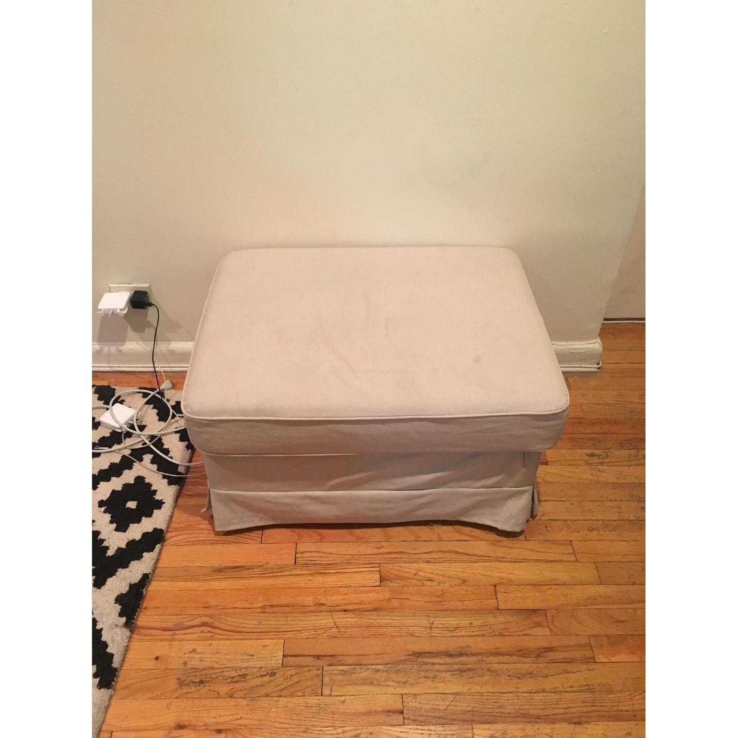 Ikea Ektorp 2Piece Sectional Sofa in Lofallet Beige AptDeco