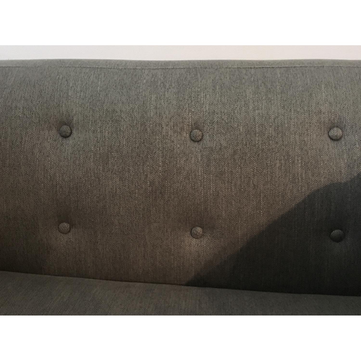 Crate & Barrel Aidan Tufted Chair and a Half - image-3