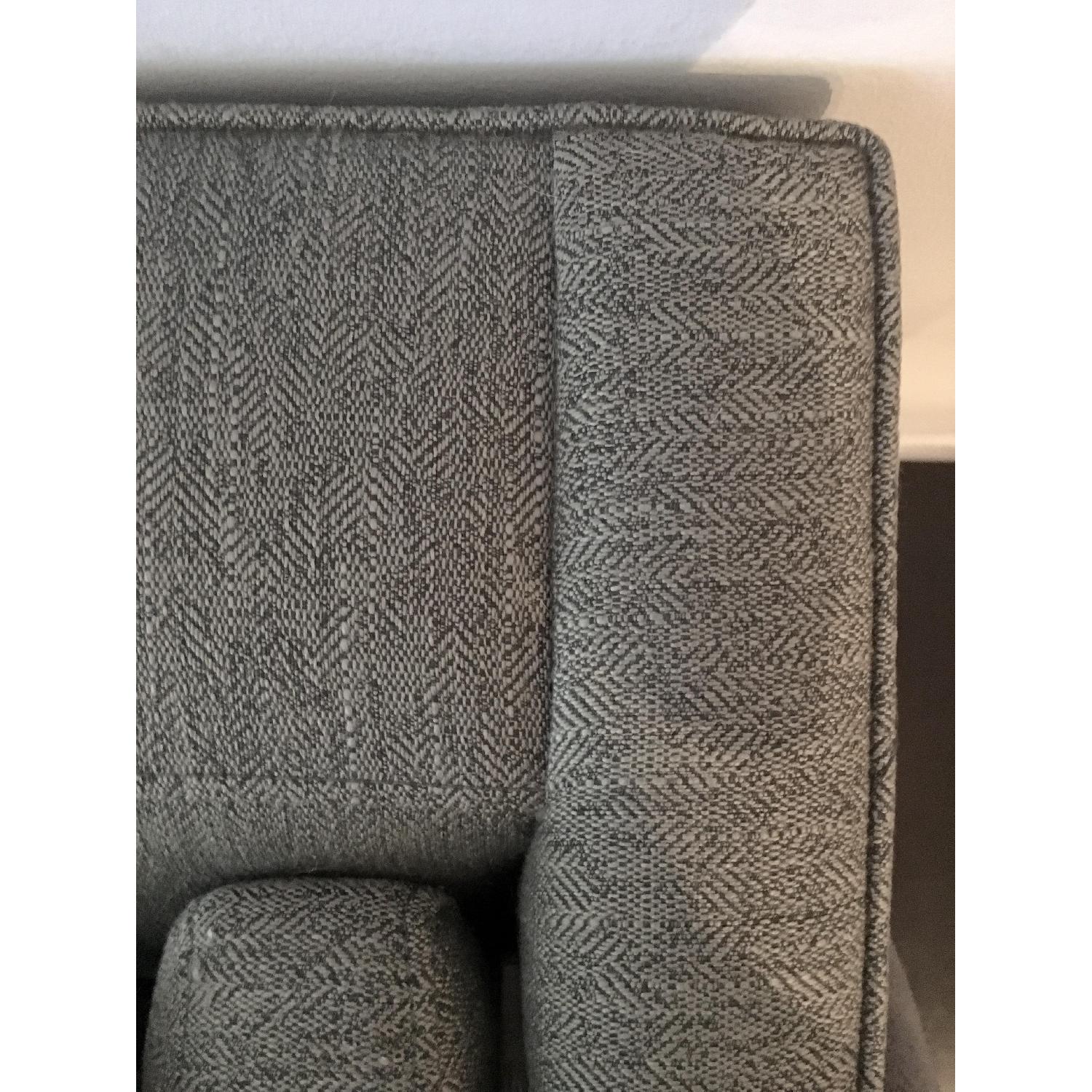 Crate & Barrel Aidan Tufted Chair and a Half - image-4