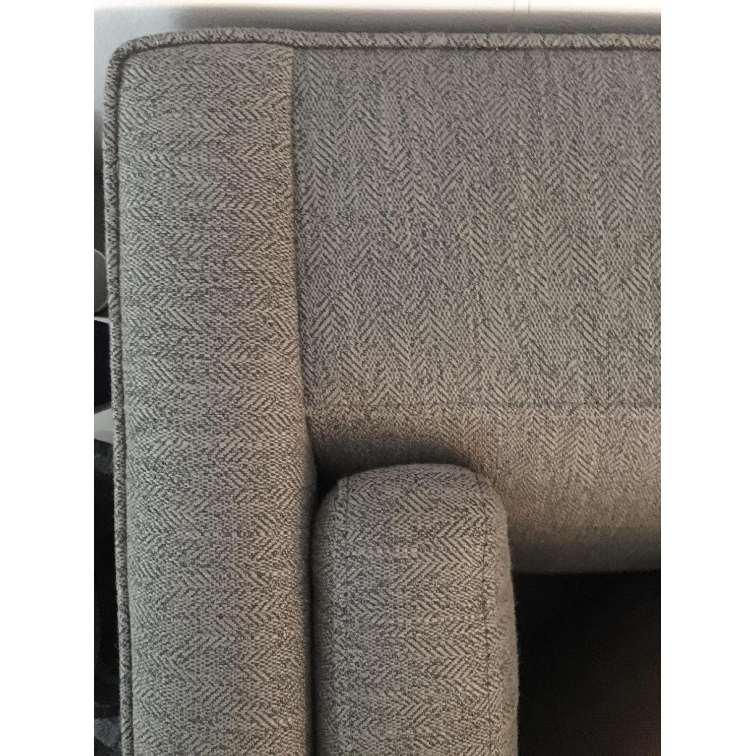 Crate & Barrel Aidan Tufted Chair and a Half - image-5