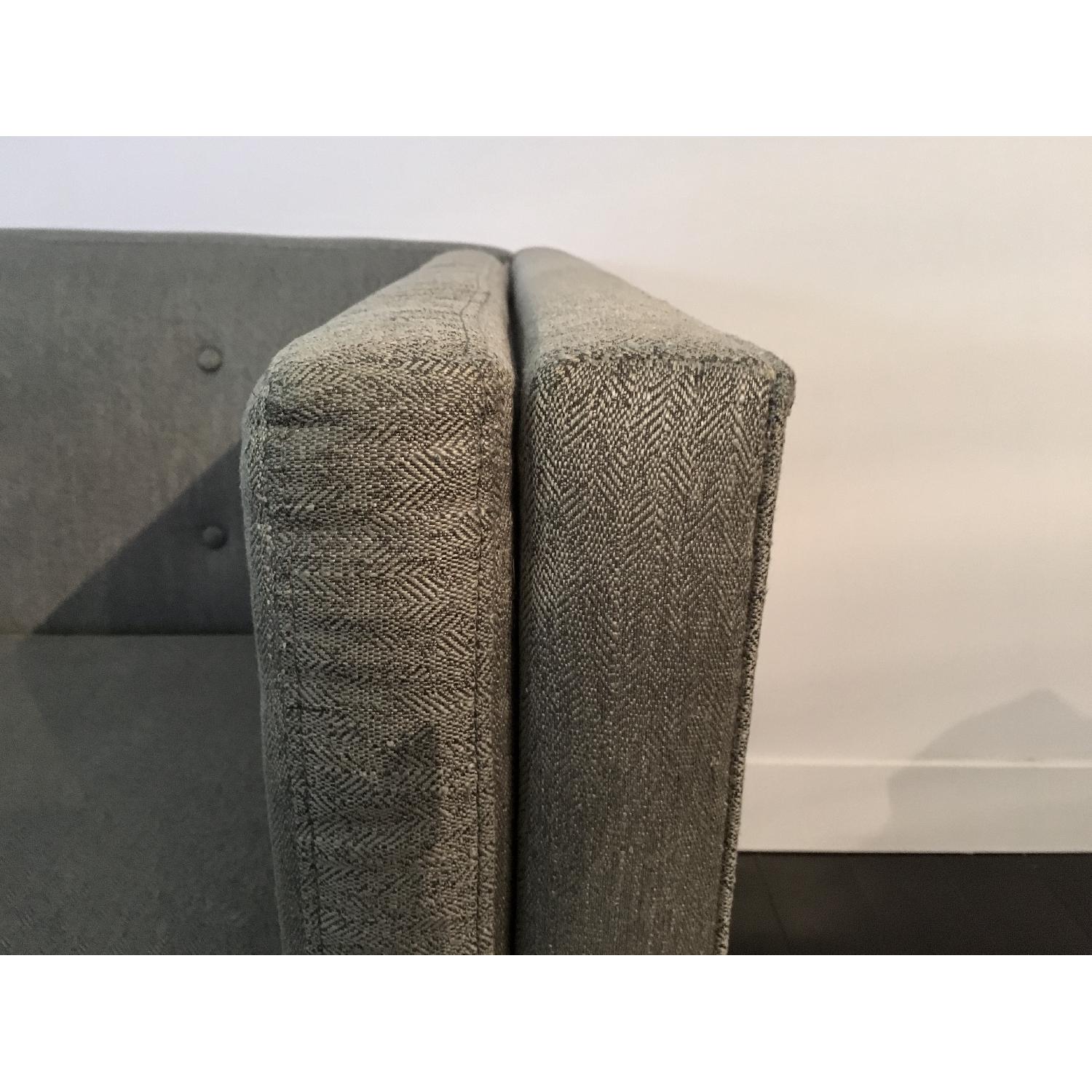 Crate & Barrel Aidan Tufted Chair and a Half - image-6