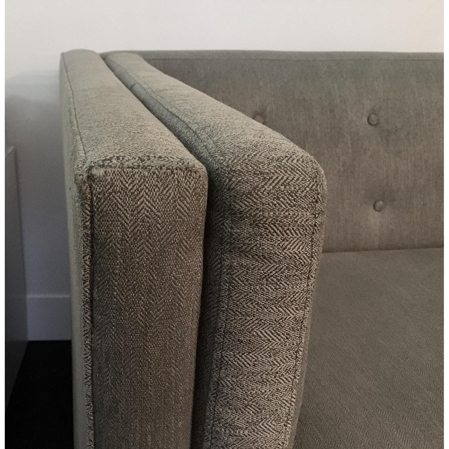 Crate & Barrel Aidan Tufted Chair and a Half - image-7
