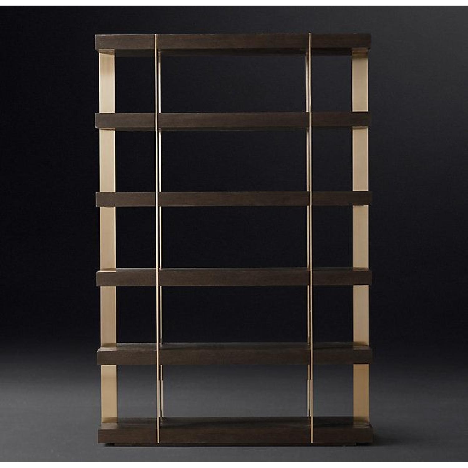 Restoration Hardware Modern Verrazano Shelving Unit - image-4