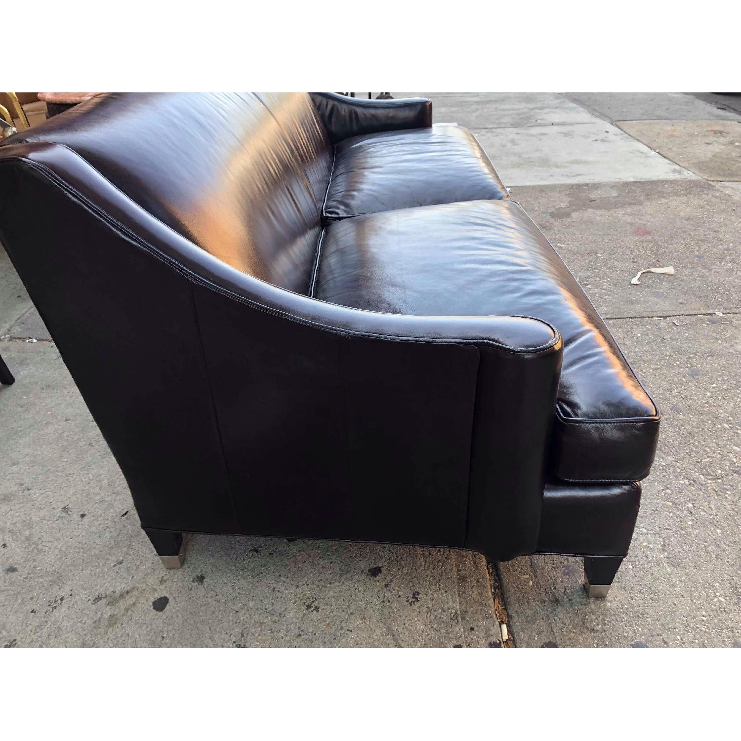 Room & Board Library Leather Sofa - image-11