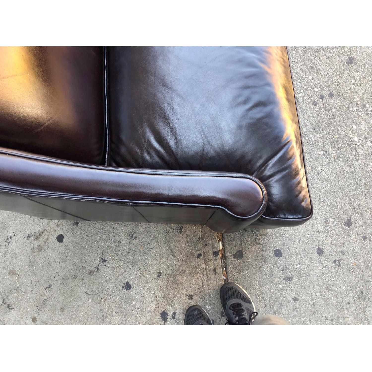 Room & Board Library Leather Sofa - image-13