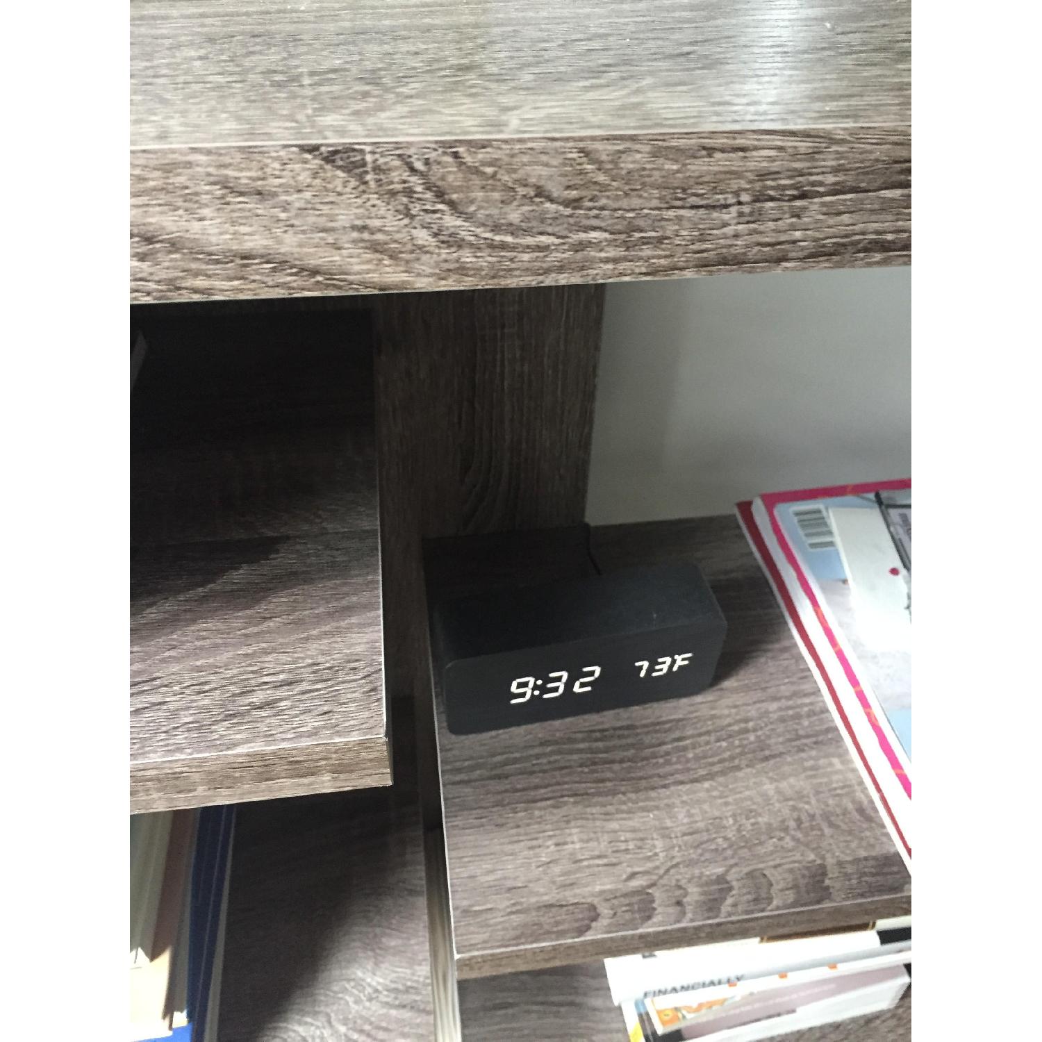 Homestar Grey 6-Shelf Storage Bookcase - image-3