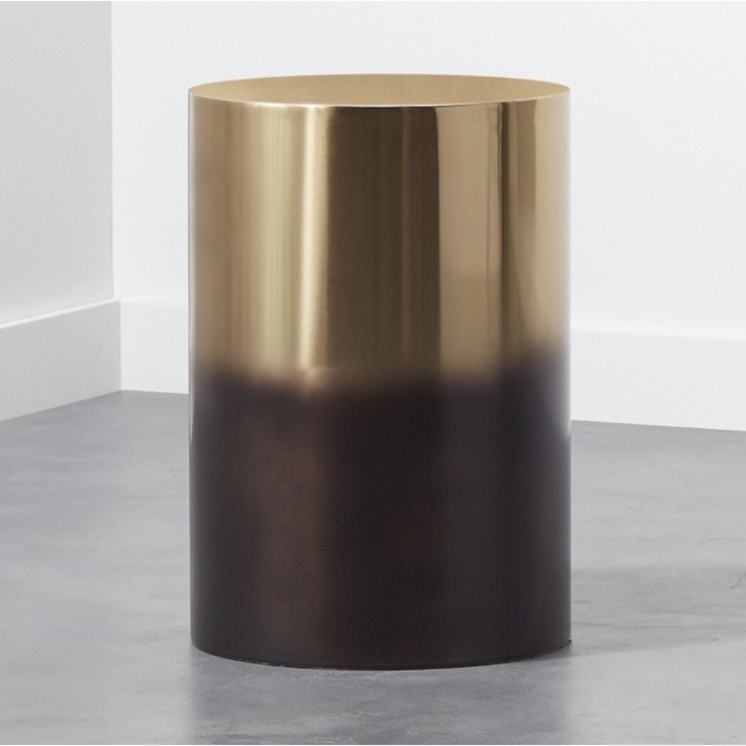 CB2 Winston Round Ombre Side Table - image-1