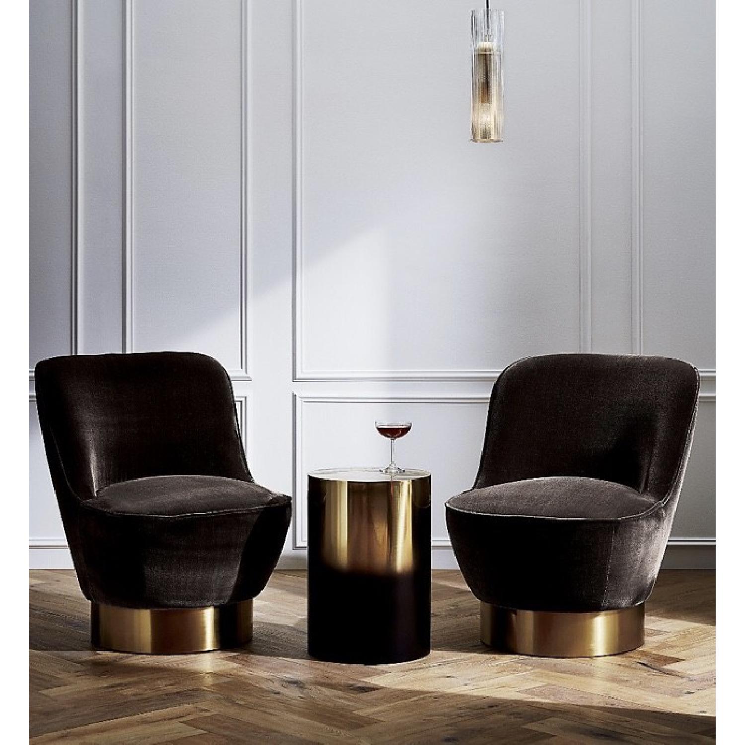 CB2 Winston Round Ombre Side Table - image-2