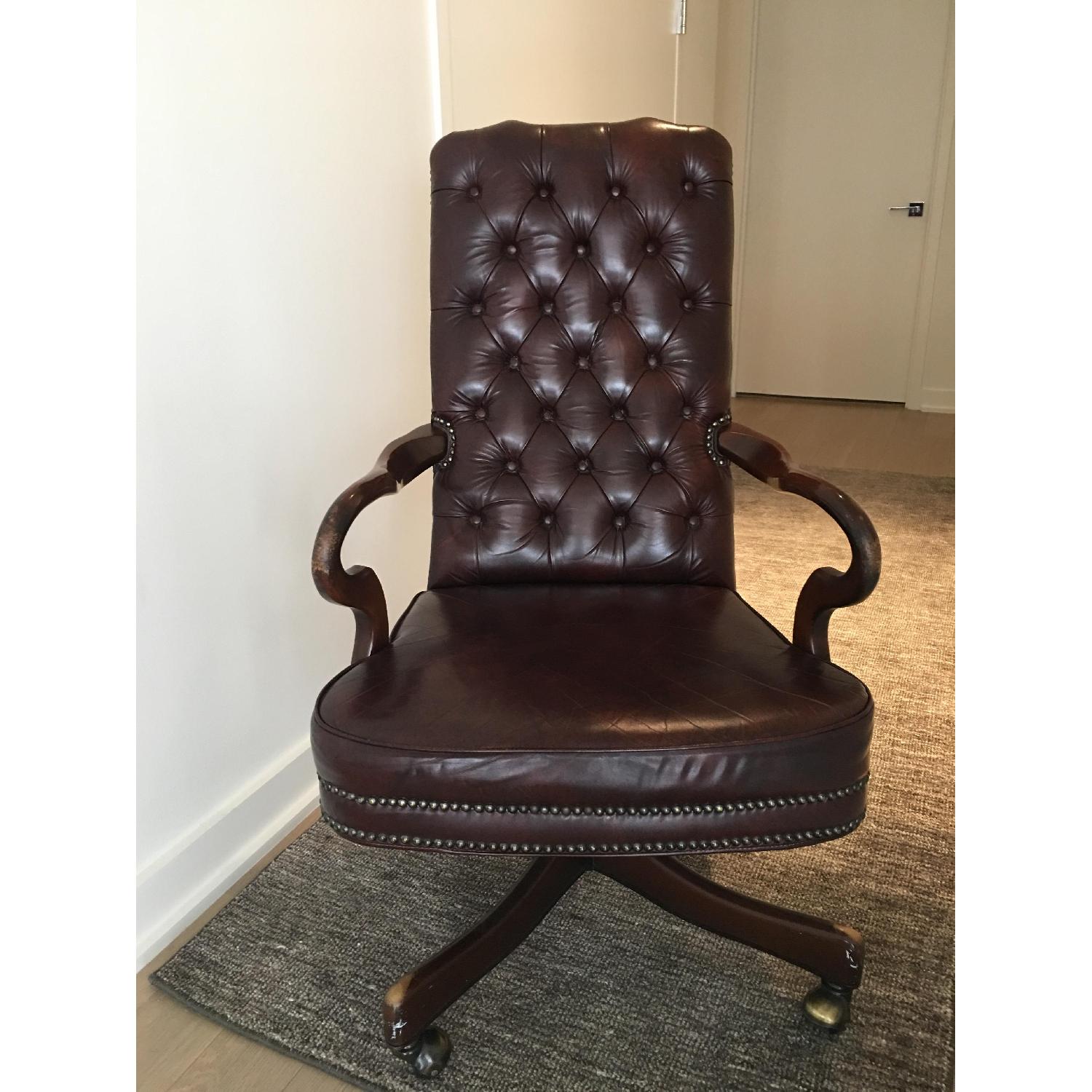 Kimball Office Traditional Leather Executive Desk Chair - image-2