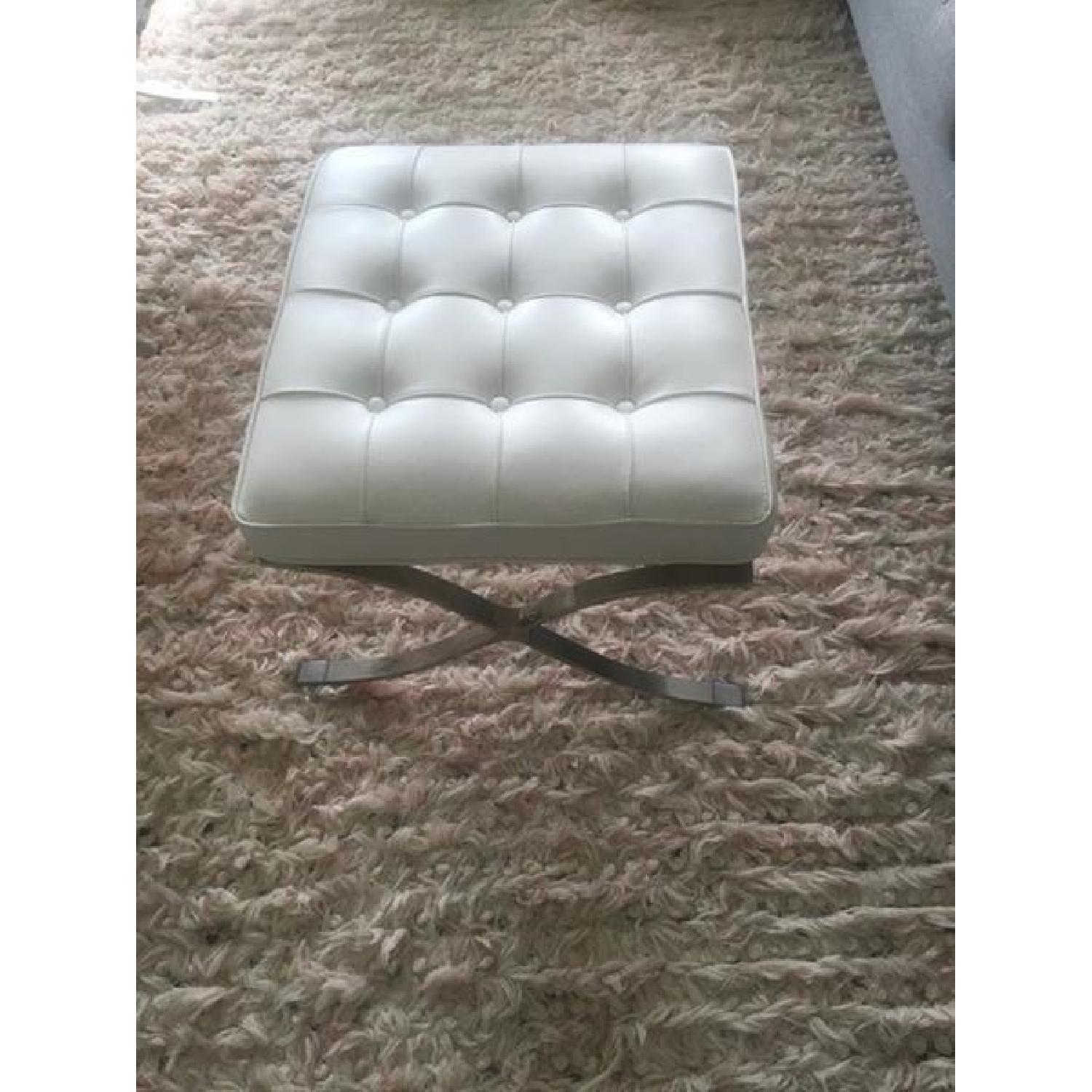 Leather Barcelona Chairs Replica & Ottoman - image-5