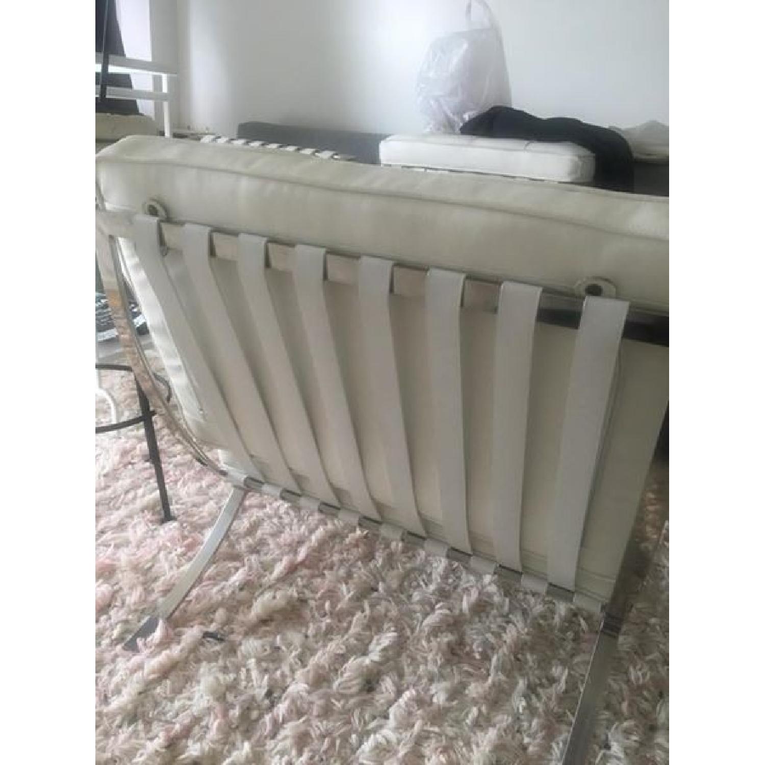 Leather Barcelona Chairs Replica & Ottoman - image-6