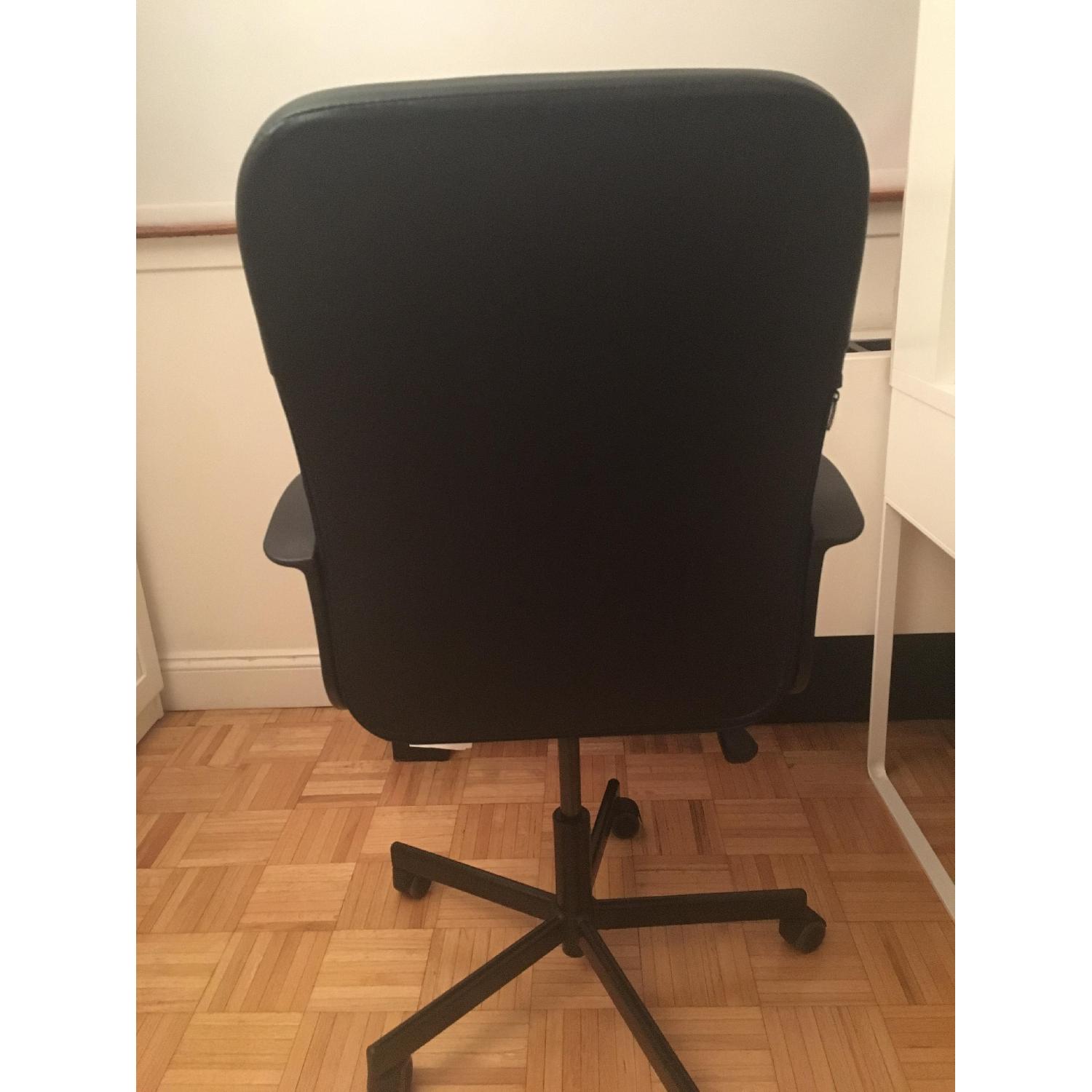 Ikea Micke White Desk w/ White Add On Unit & Chair - image-5