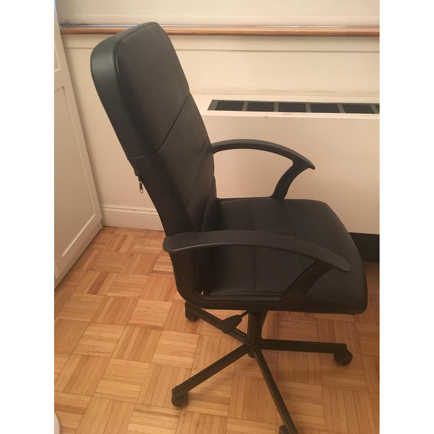 Ikea Micke White Desk w/ White Add On Unit & Chair - image-6