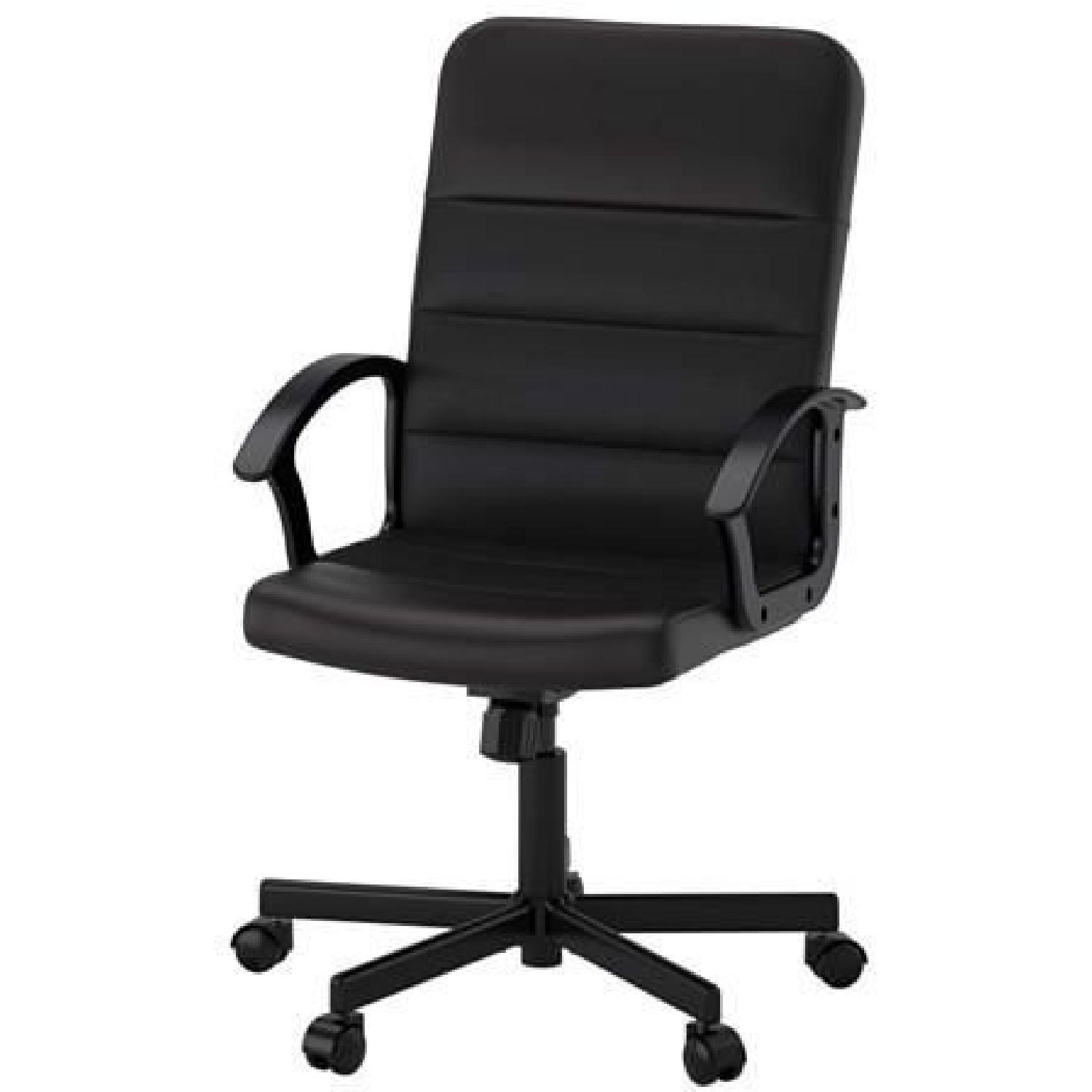 Ikea Micke White Desk w/ White Add On Unit & Chair - image-7